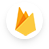 firebase Logo, a technology used by React Firebase Datta PRO.